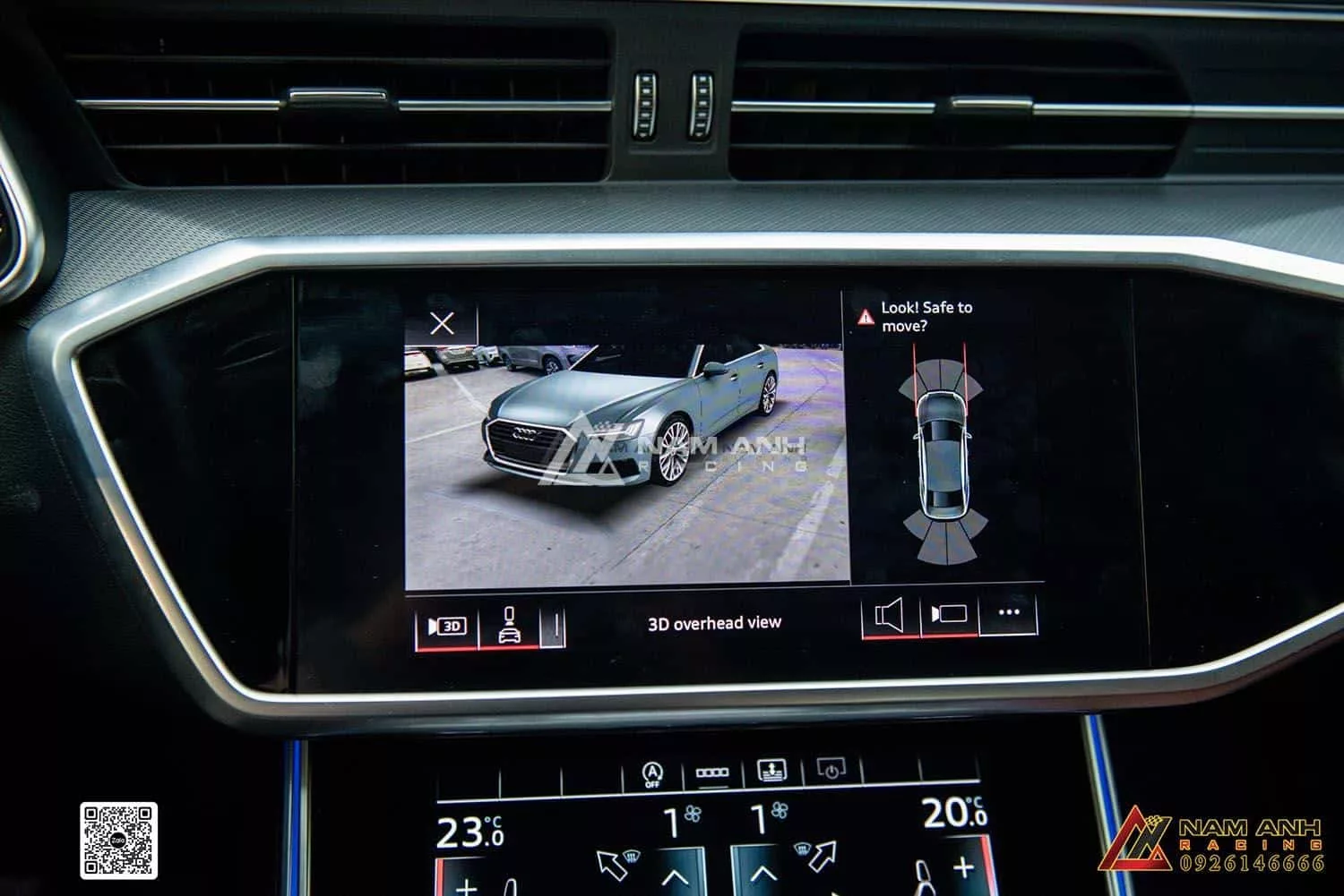 Tăng tính thẩm mỹ cho khoang lái Audi A6 với đèn LED dễ dàng điều chỉnh màu sắc