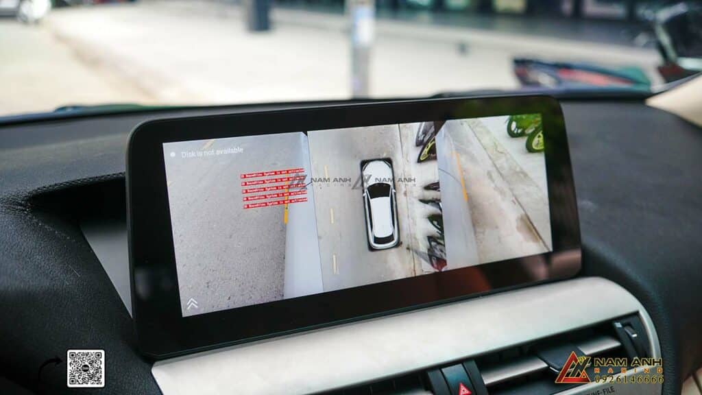 Màn hình trung tâm Lexus RX 350 tích hợp camera 360 – An toàn, tiện lợi hơn