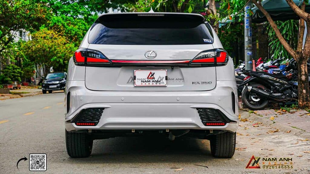 Cản sau Lexus RX 350 2023 – Tạo điểm nhấn thể thao, giúp xe trở nên mạnh mẽ hơn