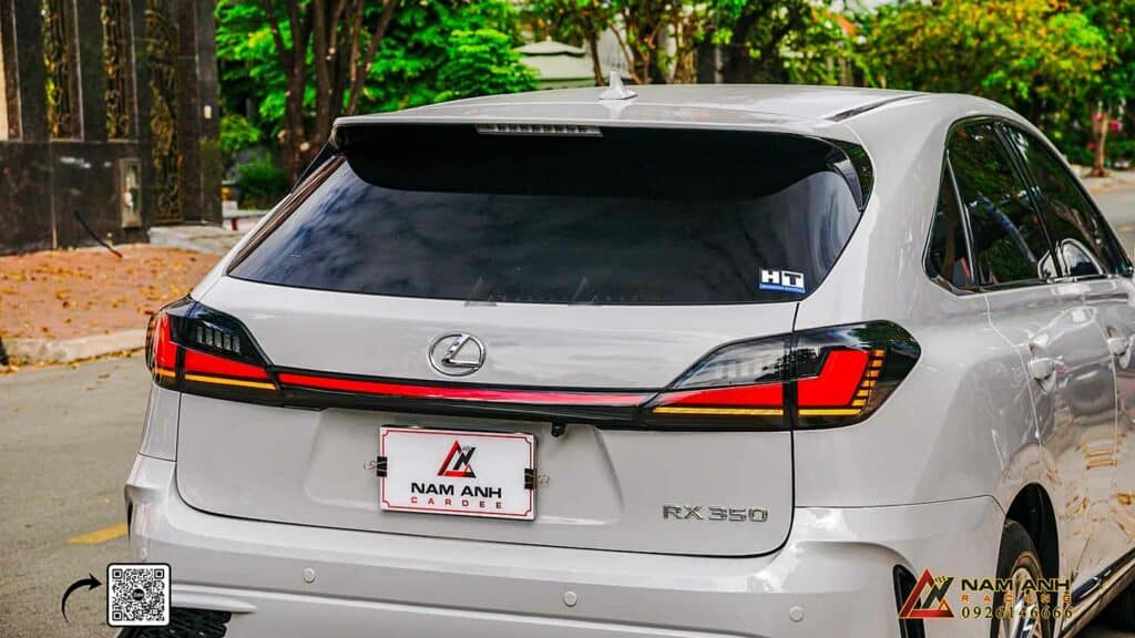 Cản sau Lexus RX 350 mới – Thiết kế mạnh mẽ và thể thao hơn