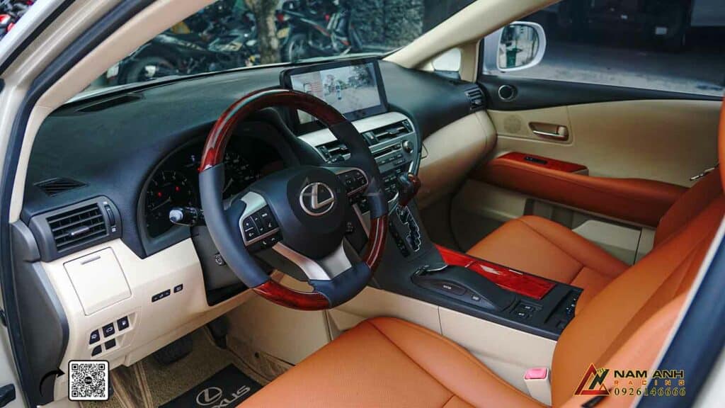 Vô lăng thể thao 3 chấu Lexus RX 350 – Hiện đại, tiện lợi, đậm chất sang trọng