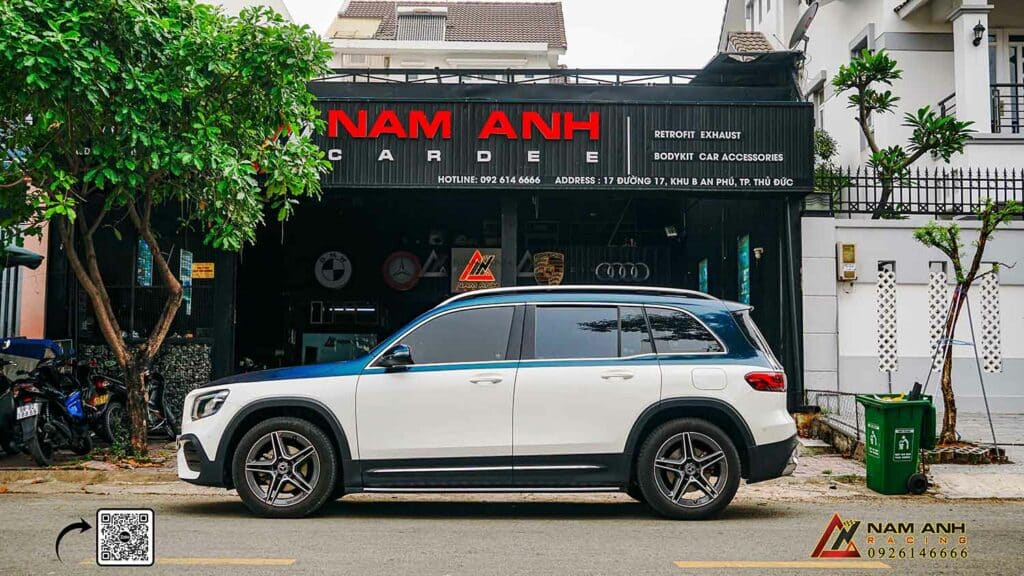 Nâng cấp bệ bước & ghế phụ chỉnh điện Mercedes GLB