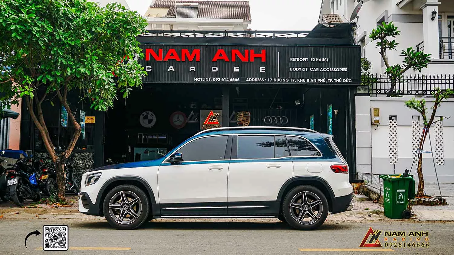 Mercedes GLB nâng cấp ghế phụ chỉnh điện