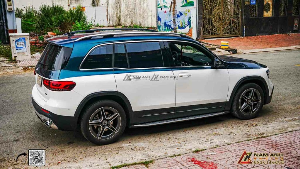 Nâng cấp xe Mercedes GLB nâng cấp bệ bước ghế phụ chỉnh điện