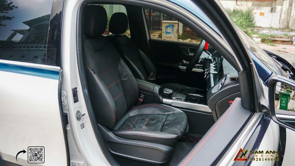 Nâng cấp xe Mercedes GLB nâng cấp bệ bước ghế phụ chỉnh điện