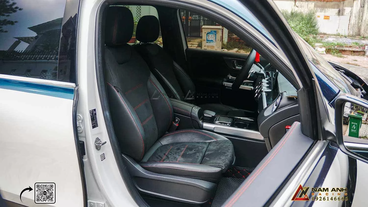 Nâng cấp xe Mercedes GLB nâng cấp bệ bước ghế phụ chỉnh điện