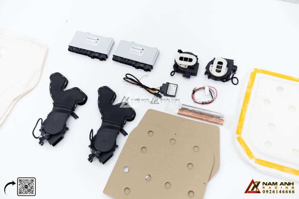 Các tùy chọn điều chỉnh nhiệt độ và chế độ mát ghế