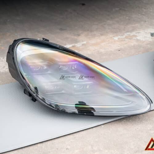 Đèn pha phiên bản 2024 dành cho Porsche Cayenne 957 với tính năng tự động điều chỉnh góc và cường độ chiếu sáng