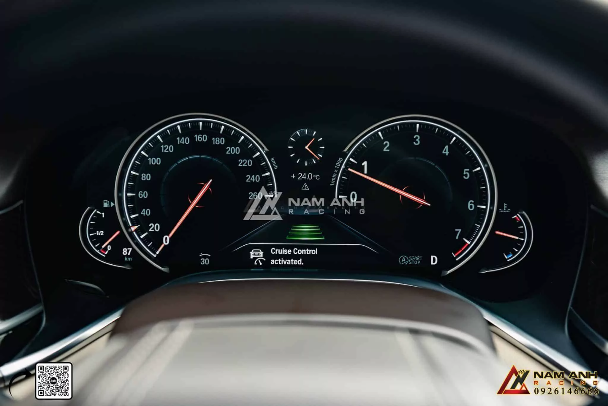 Hệ Thống Phanh Khoảng Cách ACC Cho BMW 7-Series (G12) 2016 giúp người lái giảm bớt căng thẳng