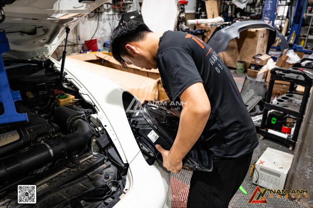 Hướng Dẫn Lắp Đặt Đèn Pha Phiên Bản 2024 Cho Porsche Cayenne 957