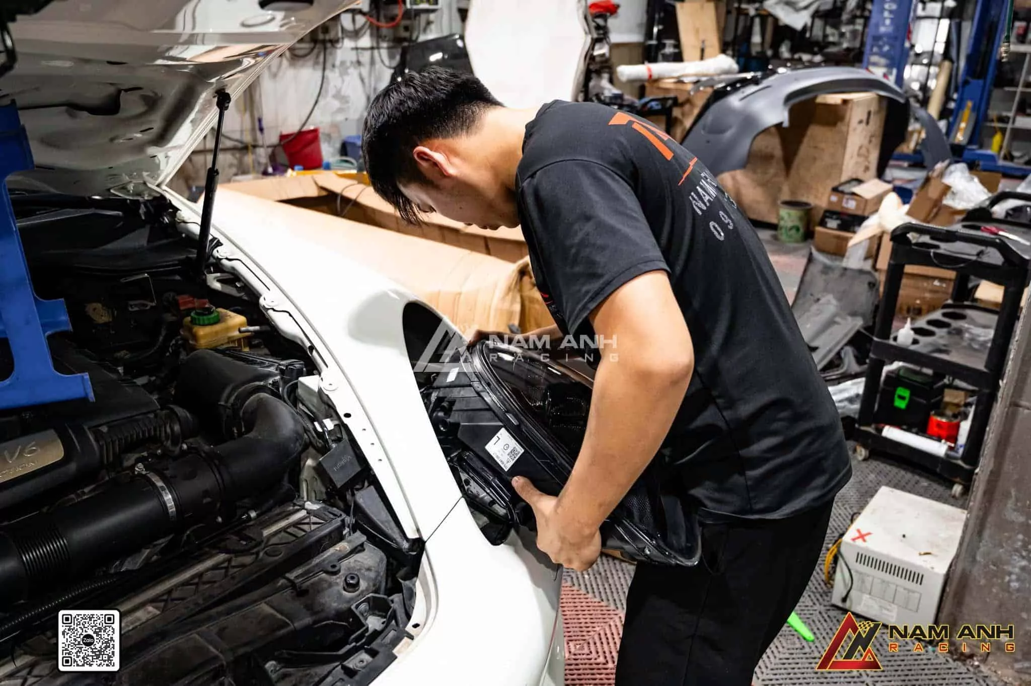 Hướng Dẫn Lắp Đặt Đèn Pha Phiên Bản 2024 Cho Porsche Cayenne 957