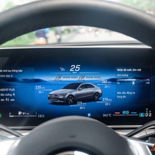 Các Tính Năng Chính Của Hệ Thống Áp Suất Lốp C-Class (W206)