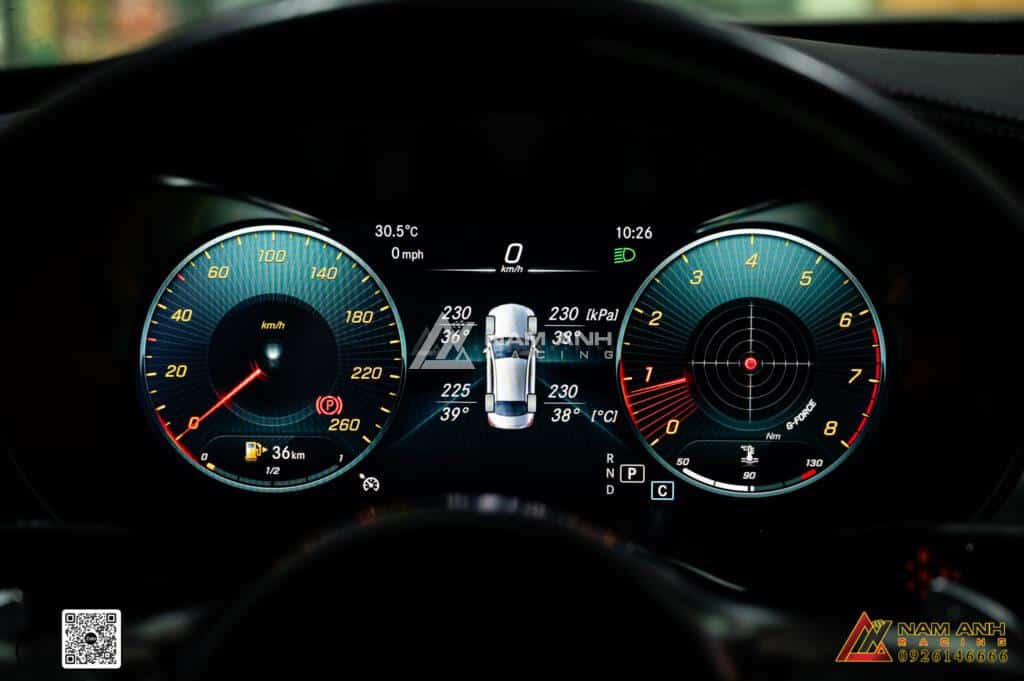 Cách Hệ Thống Áp Suất Lốp C-Class (W205) Hoạt Động