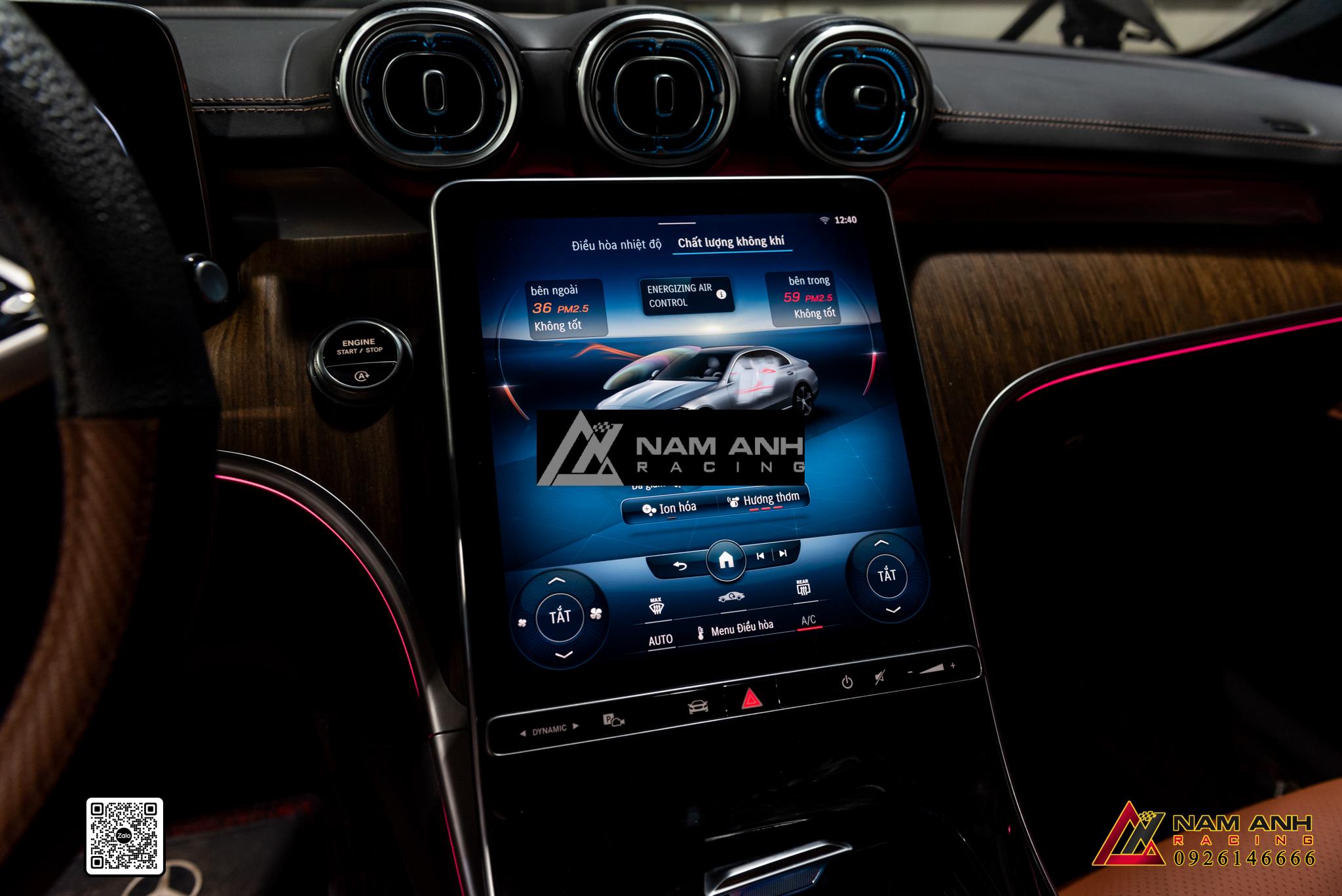 Cách Bộ Phun Nước Hoa Air Balance Chính Hãng | Mercedes C-Class W206 (2022-2026) Hoạt Động Trên Xe