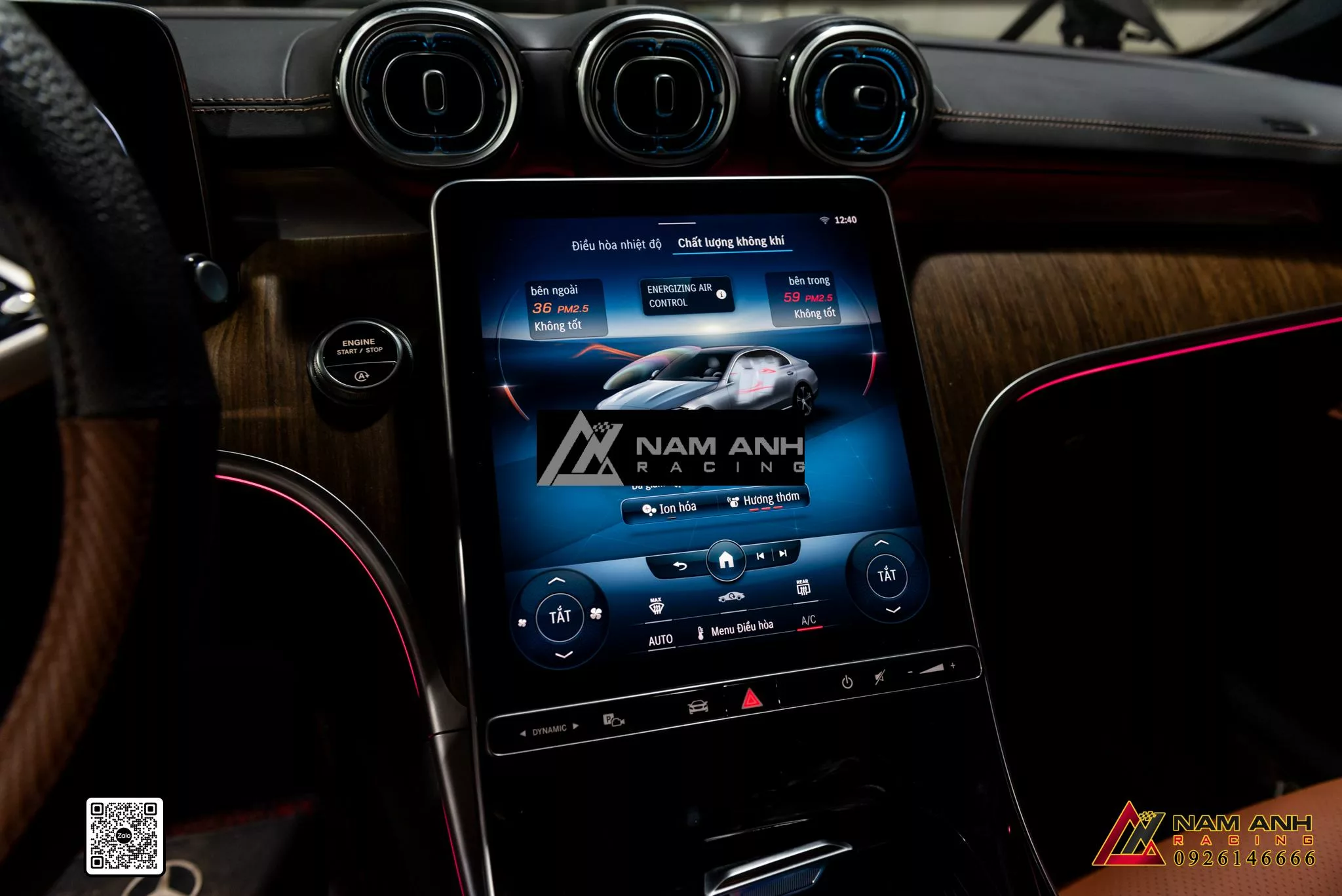 Cách Bộ Phun Nước Hoa Air Balance Chính Hãng | Mercedes C-Class W206 (2022-2026) Hoạt Động Trên Xe