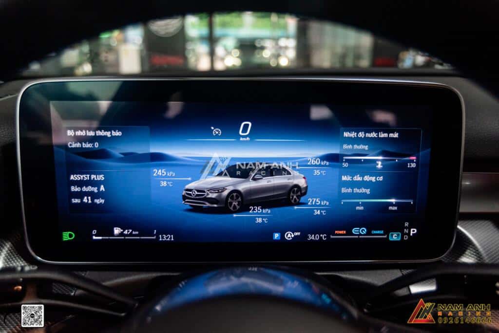 So Sánh Hệ Thống Áp Suất Lốp C-Class (W206) Với Các Mẫu Xe Khác