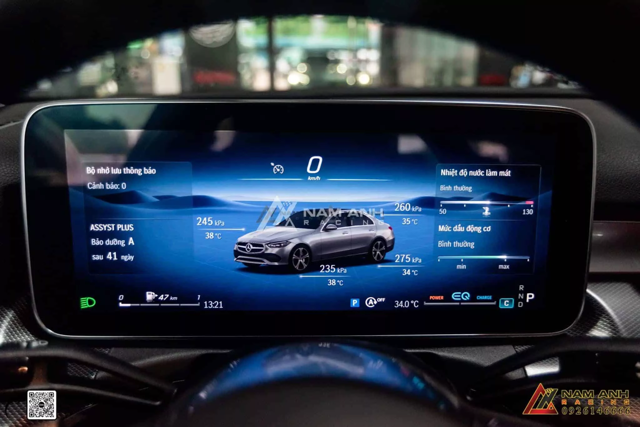 So Sánh Hệ Thống Áp Suất Lốp C-Class (W206) Với Các Mẫu Xe Khác