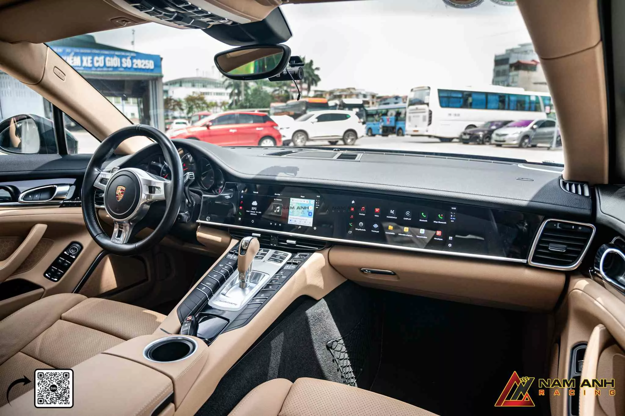 Màn hình giải trí cảm ứng đôi Porsche Panamera 970 chính hãng