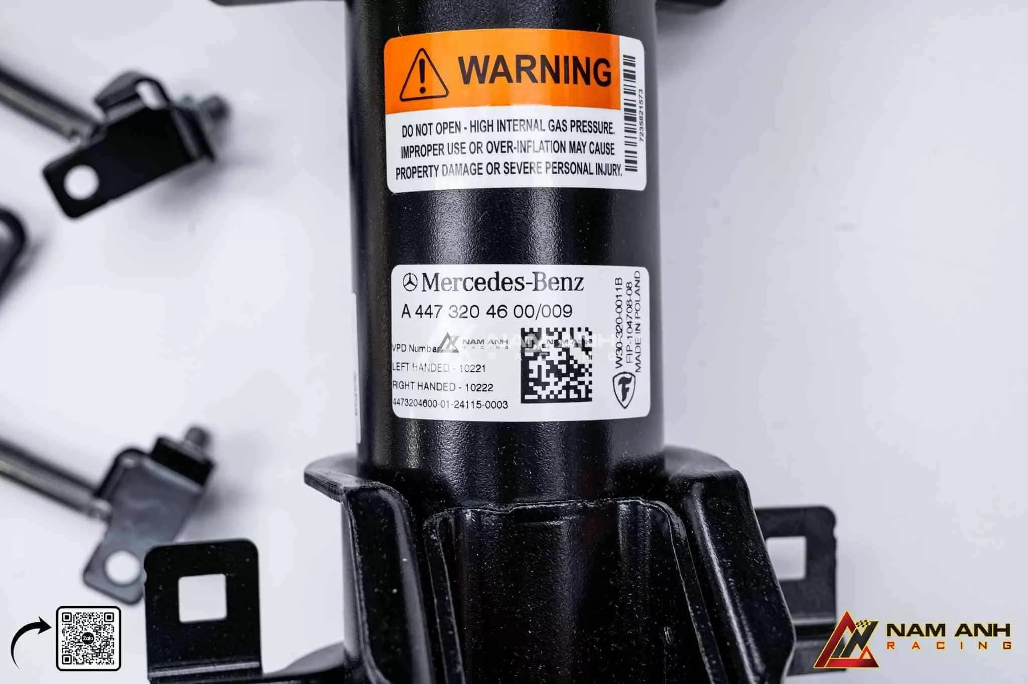 Hệ thống treo khí nén AIRMATIC trên xe Mercedes-Benz V-Class