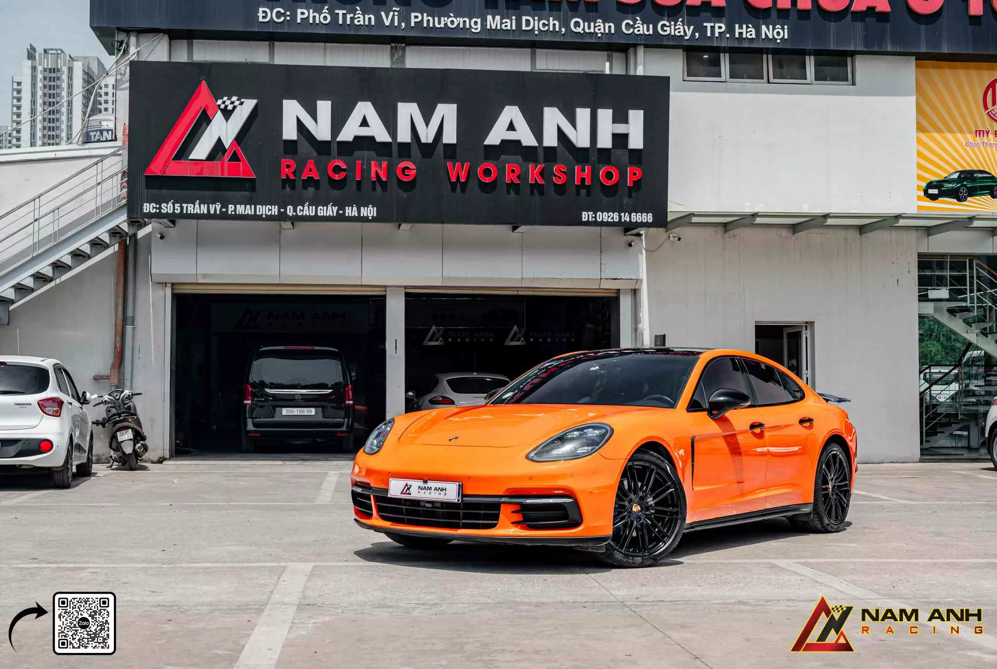 Cánh gió Turbo Porsche Panamera 971