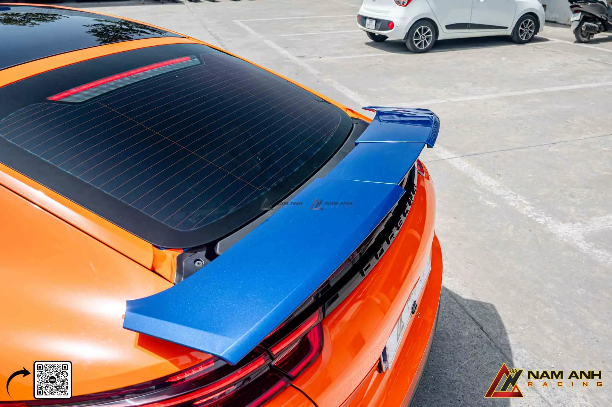 Cánh gió Turbo Porsche Panamera 971 chính hãng lắp tại Nam Anh Racing