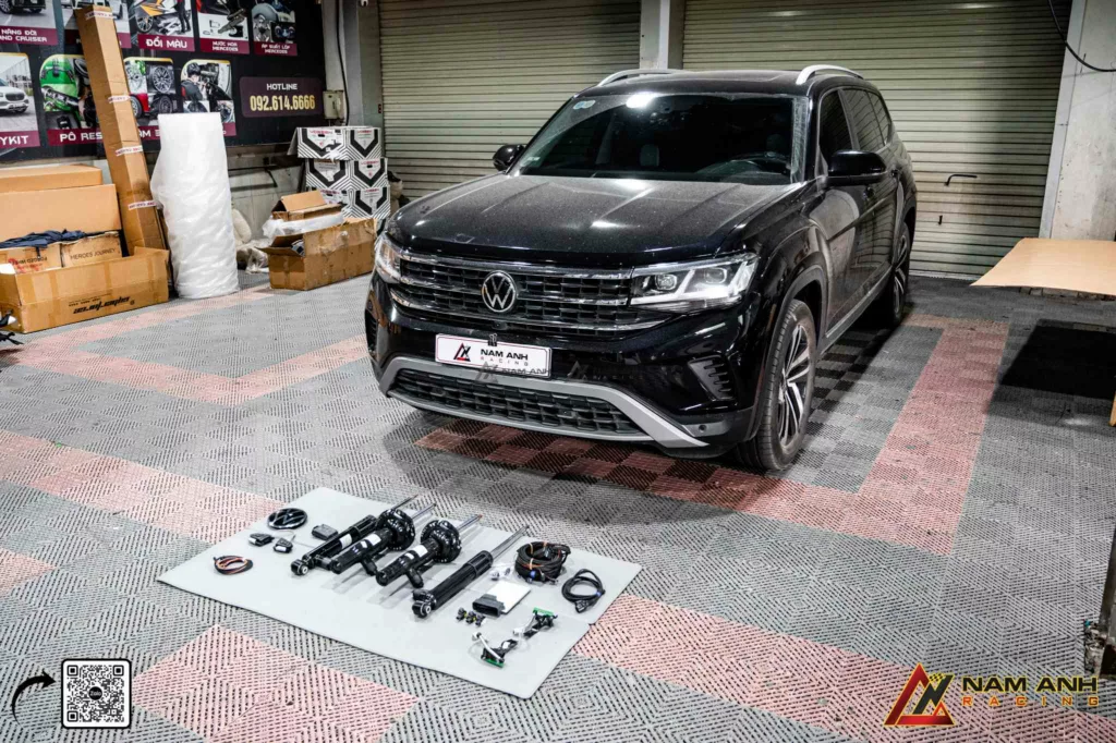 Teramont nâng cấp phanh ACC phuộc DCC