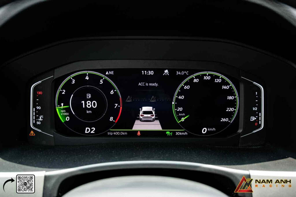 Cảm biến mặt đường hoạt động liên tục, tự tính toán để điều chỉnh lực giảm xóc, giữ xe luôn cân bằng và an toàn