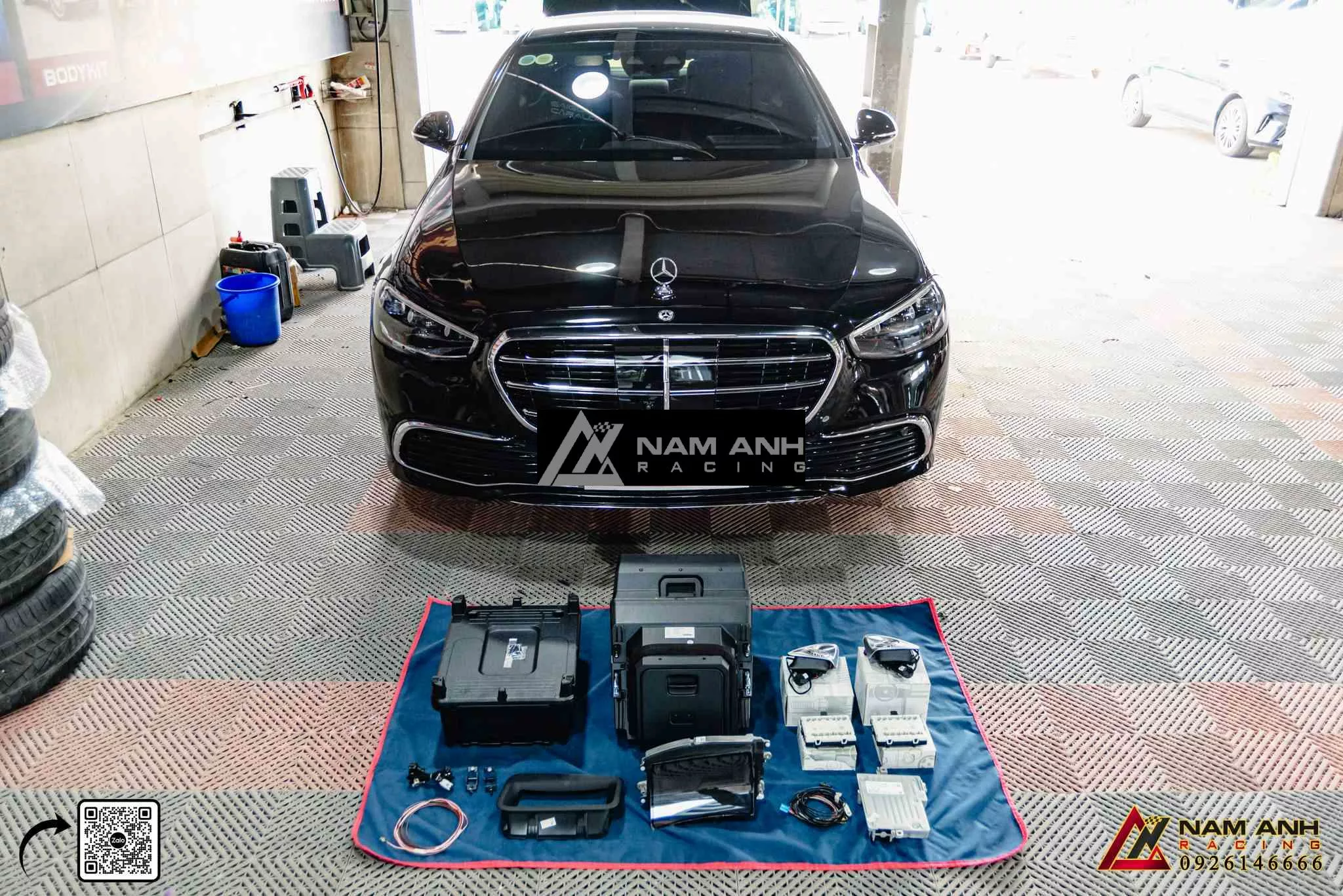 Tủ lạnh hàng sau Mercedes W223