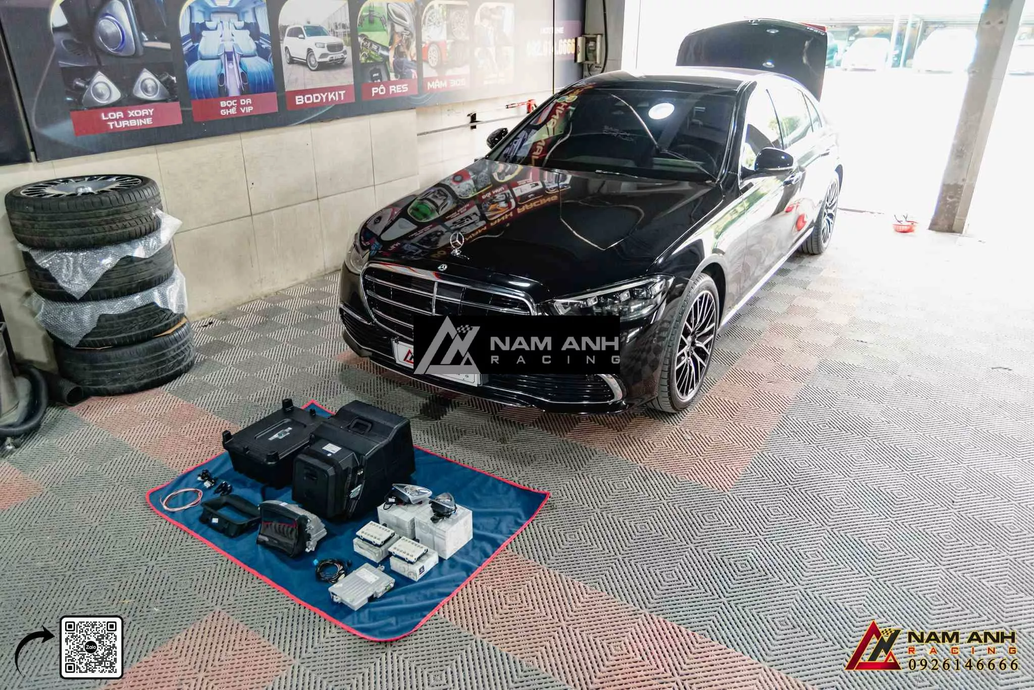 Tủ lạnh hàng ghế sau Mercedes-Benz S-Class W223 phiên bản mới