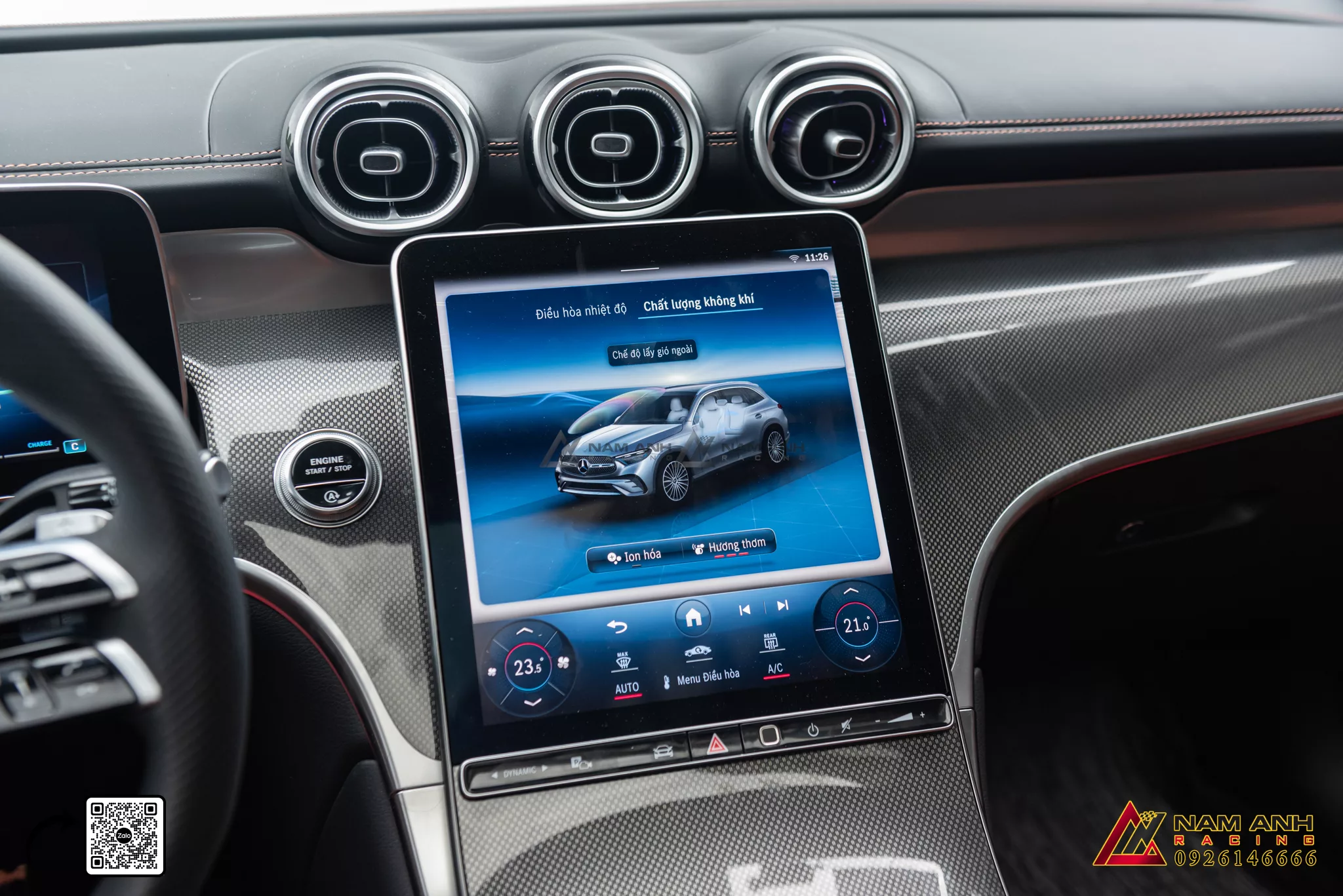 Điều Chỉnh Cường Độ Mùi Hương của Bộ Phun Nước Hoa Air Balance Chính Hãng | Mercedes GLC-Class X254 (2022–2025)