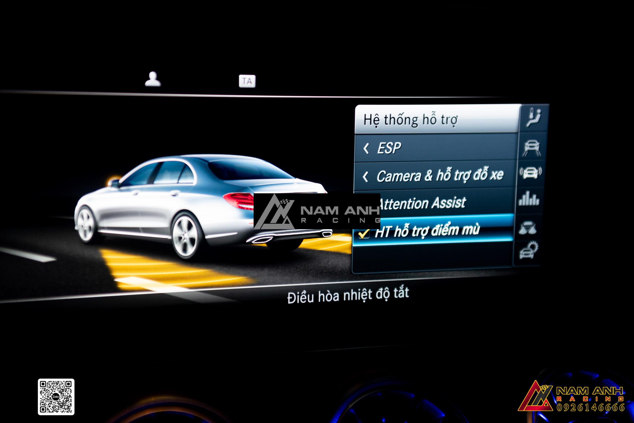 Cách Hệ Thống Cảnh Báo Điểm Mù Chính Hãng | Mercedes E-Class W213 (16-20) Hoạt Động