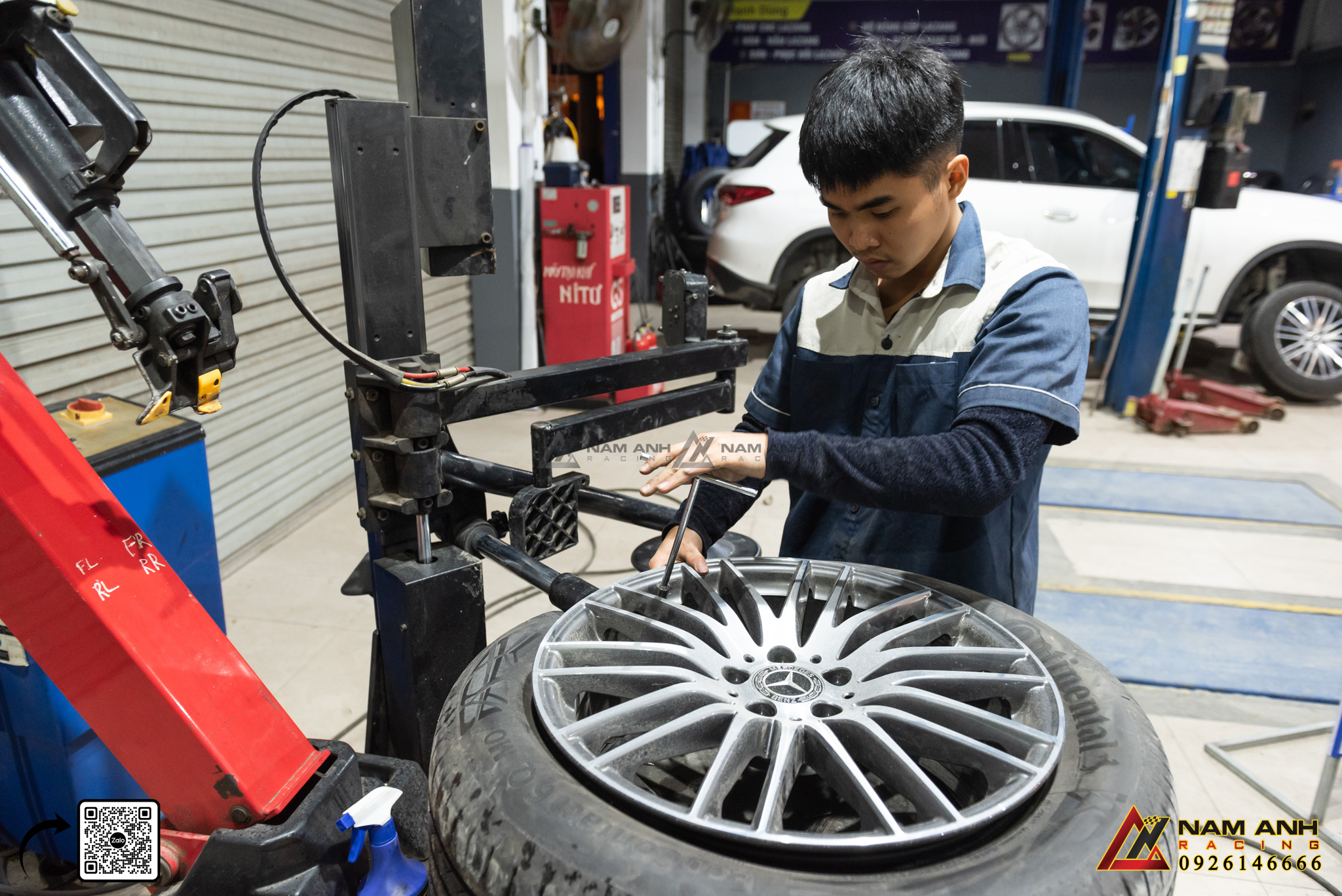 Quy trình lắp đặt hệ thống áp suất lốp chính hãng | Mercedes GLC-Class X254 (2022-2025)