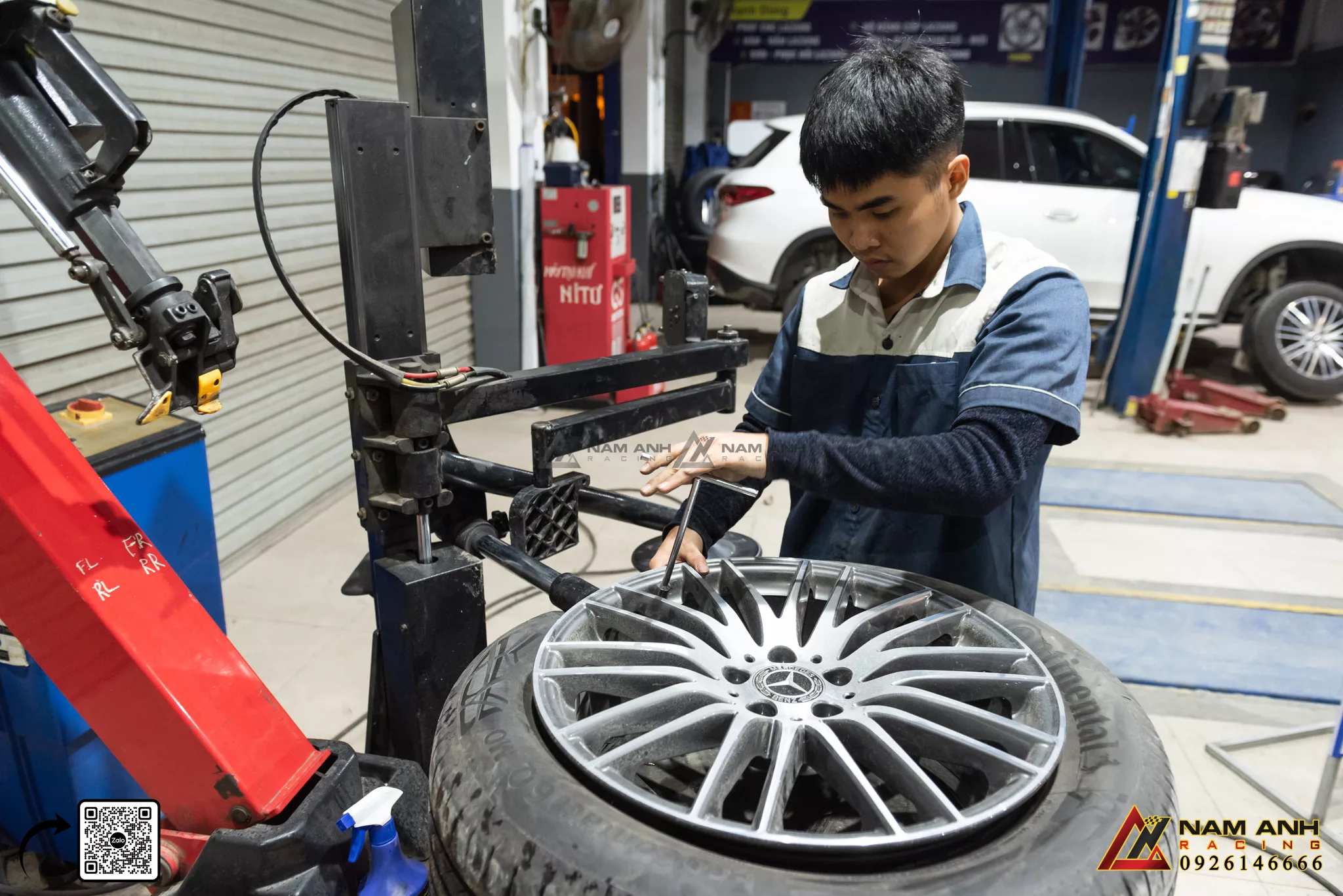 Quy trình lắp đặt hệ thống áp suất lốp chính hãng | Mercedes GLC-Class X254 (2022-2025)