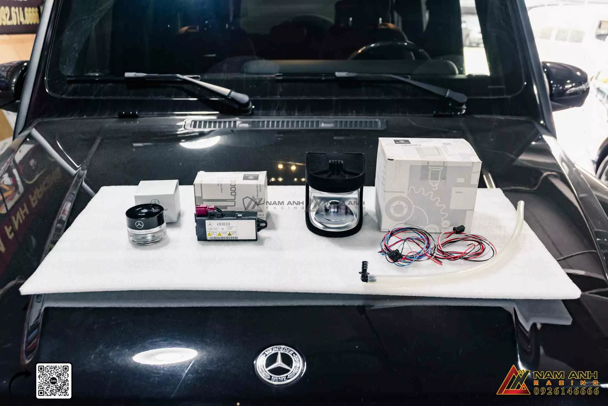 Bộ khuếch tán nước hoa Air Balance lắp đặt cho Mercedes G-Class