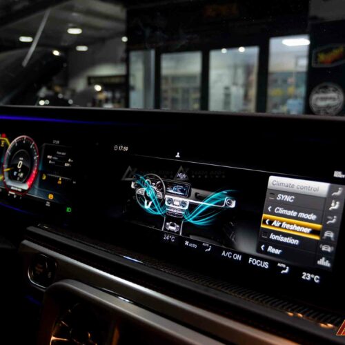 Lắp bộ khuếch tán nước hoa Air Balance không khoan cắt G-Class