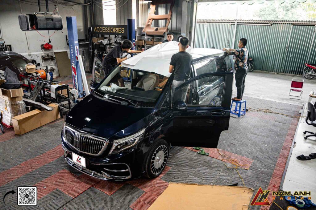 Bodykit Maybach – nâng cấp diện mạo V-Class, giữ chuẩn sang trọng Đức.