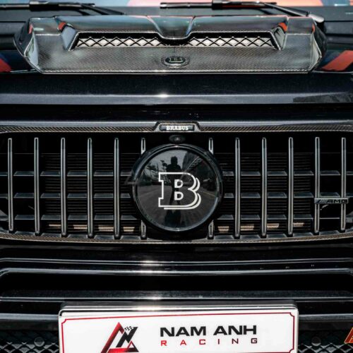 Cận cảnh đầu xe Brabus G800 độ trên nền G-Class