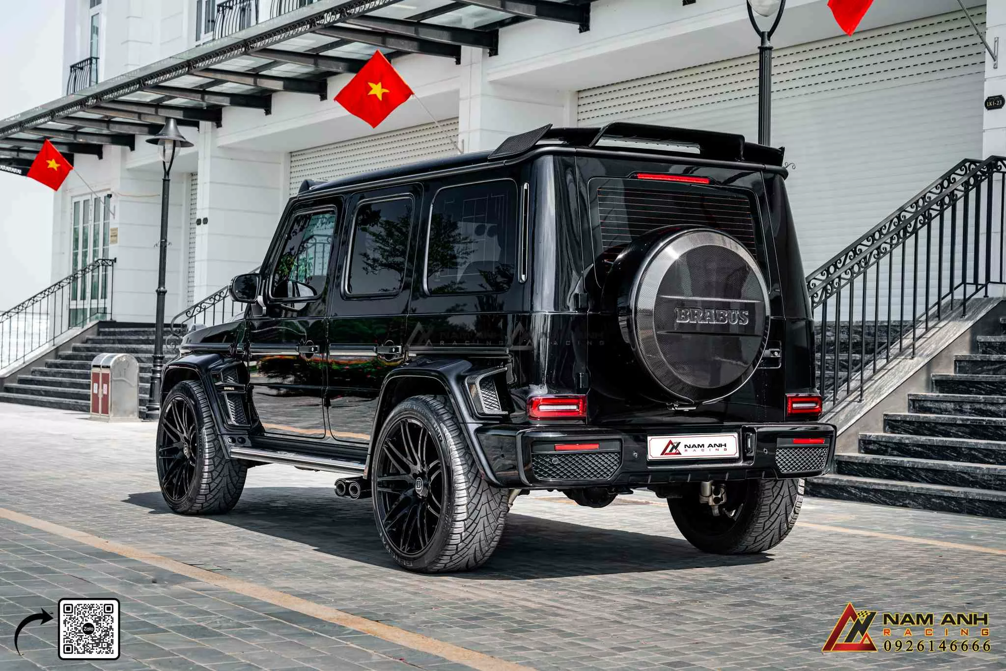 G-Class nâng cấp đầu pô LED Brabus thể thao
