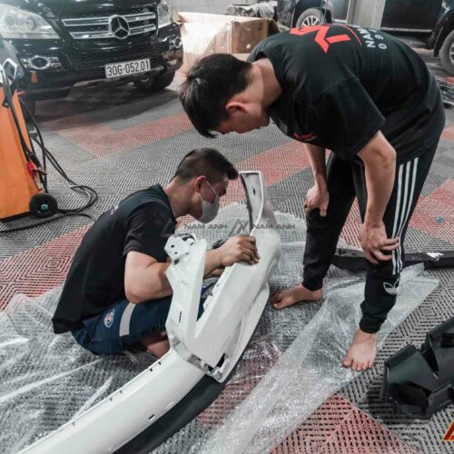 Đội ngũ Nam Anh thi công đúng thông số đời facelift – không cắt chế, không phá form.