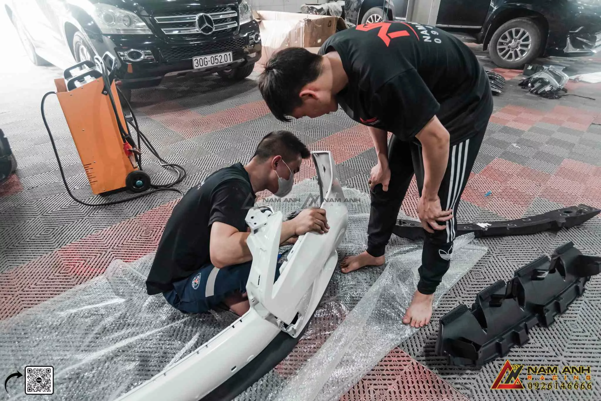 Đội ngũ Nam Anh thi công đúng thông số đời facelift – không cắt chế, không phá form.