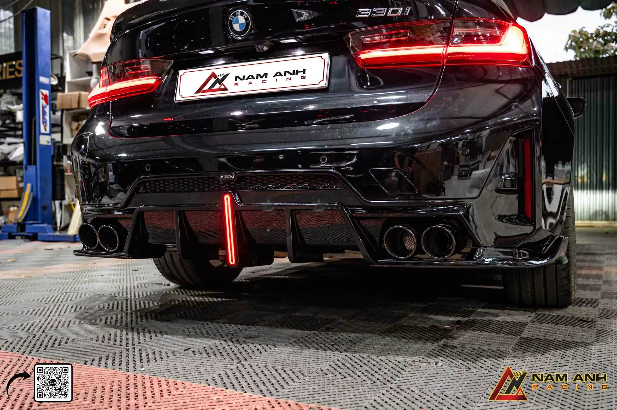 Dáng sau G20 LCI cân đối hơn sau khi gắn lip – khớp từng đường viền