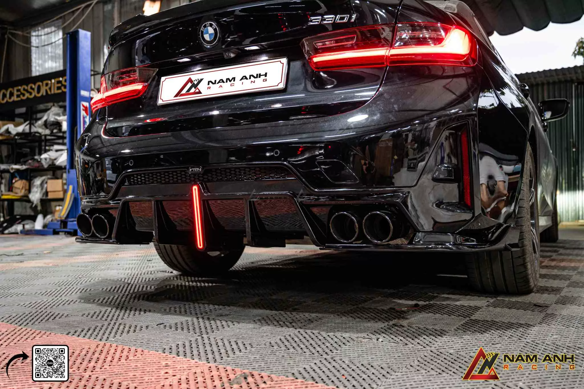 Gắn lip Vten cảm nhận sự chắc xe mỗi khi lùi hoặc dừng đèn đỏ