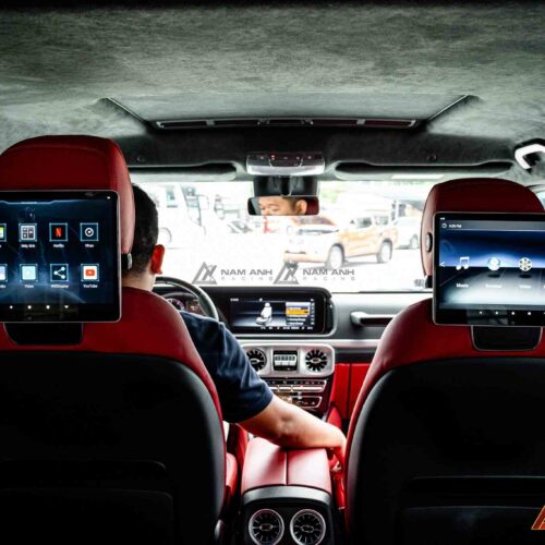 Màn hình Android gắn sau ghế Mercedes G-Class cao cấp