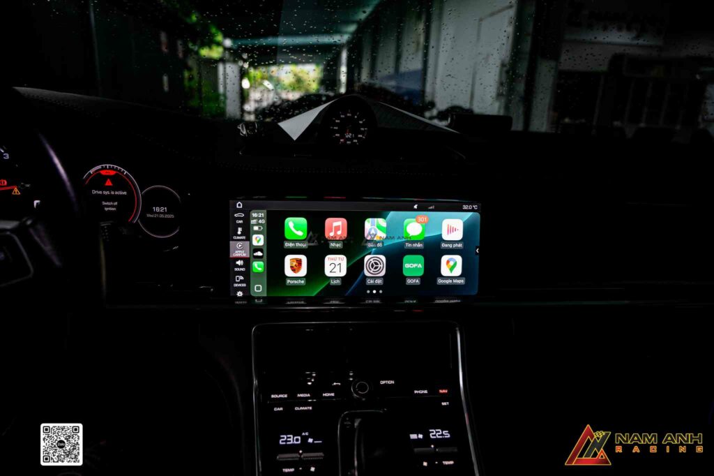 Vận hành ổn định, không xung đột phần mềm với hệ thống trung tâm của xe.