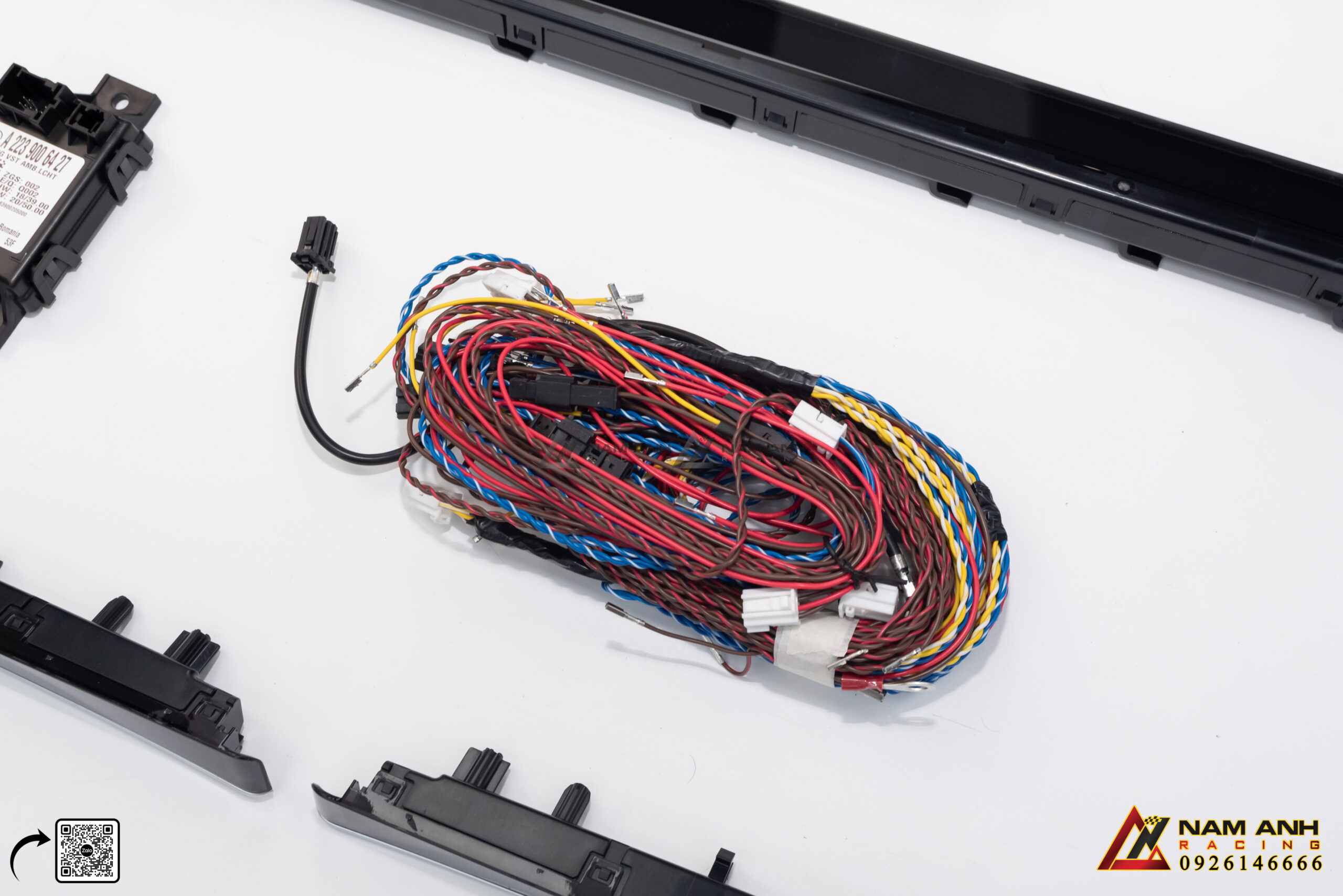 Hệ thống LED nội thất chính hãng | Mercedes S-Class W223 (2021-2025) có điều chỉnh độ sáng và độ mờ