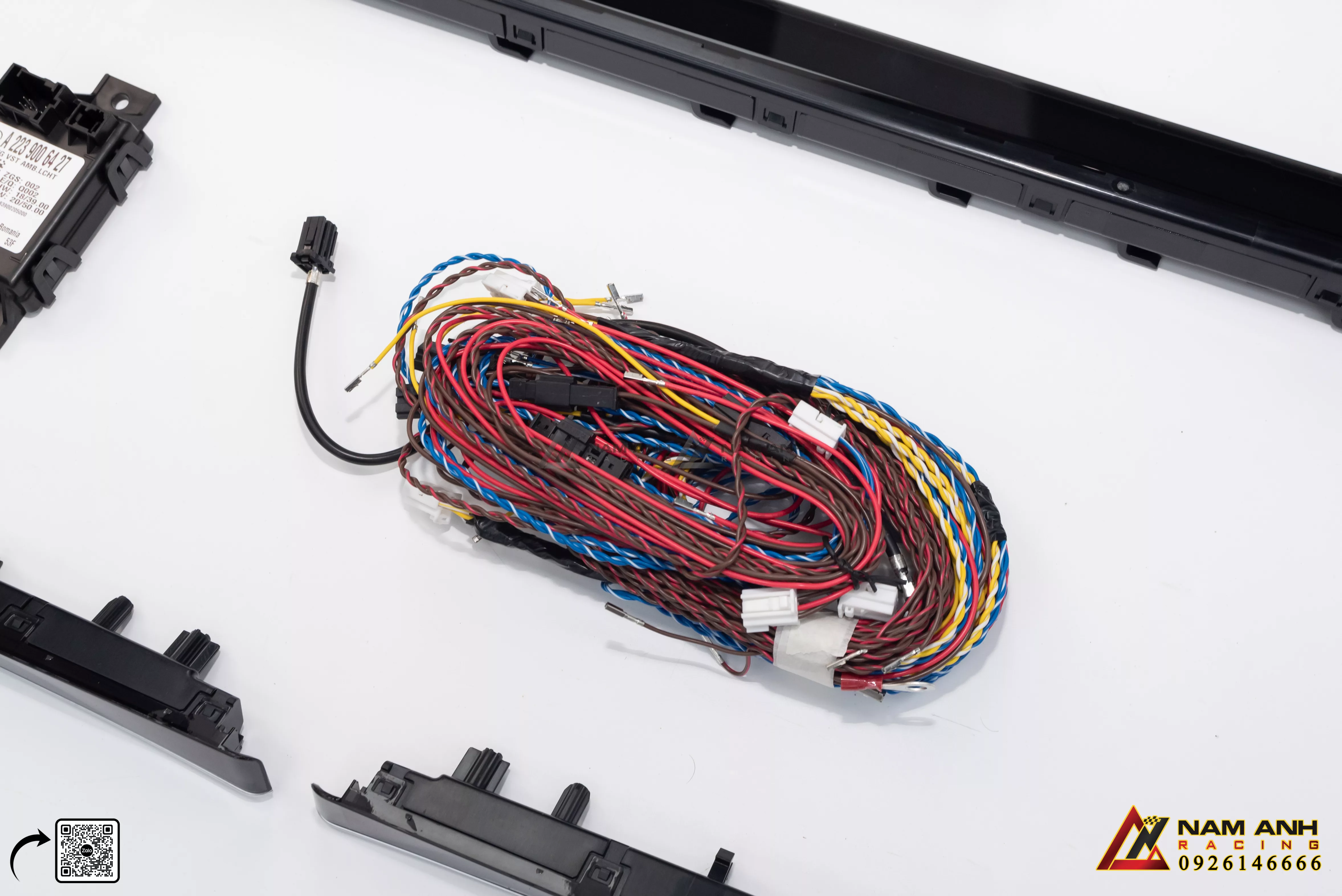 Hệ thống LED nội thất chính hãng | Mercedes S-Class W223 (2021-2025) có điều chỉnh độ sáng và độ mờ