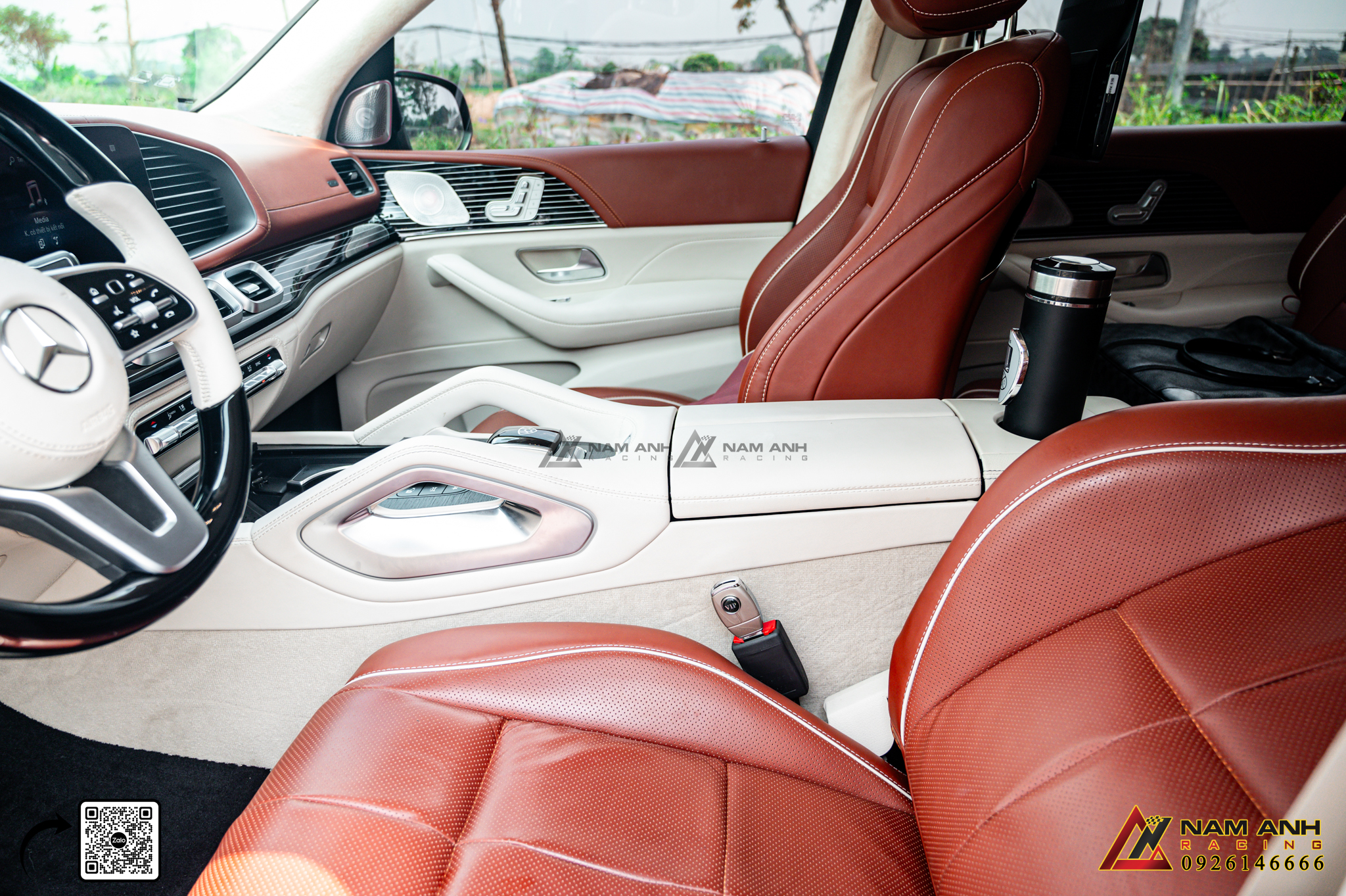 Quy trình lắp đặt Tủ lạnh yên ngựa hàng ghế 1 | Mercedes GLS-Class (2019-2024)