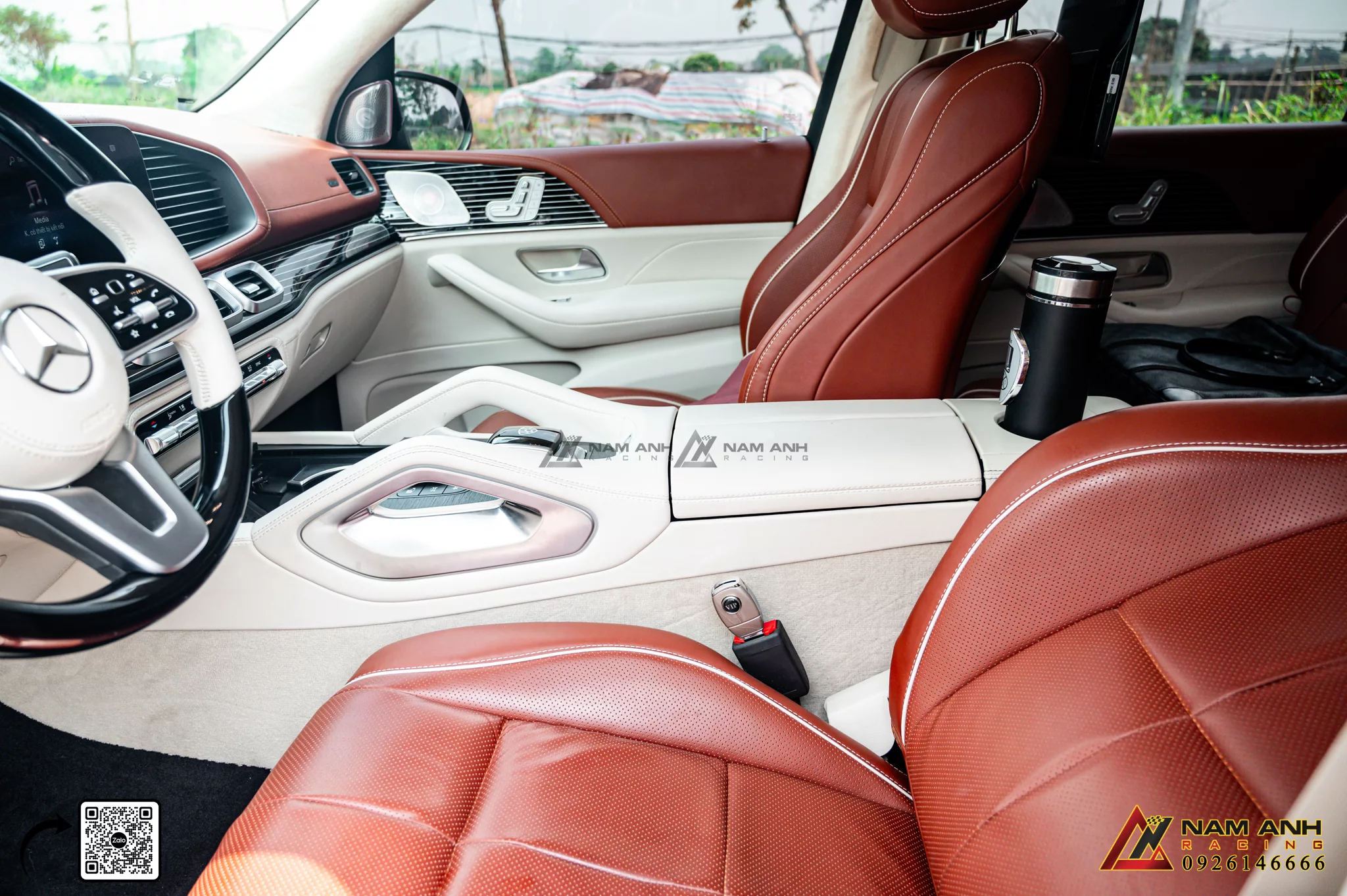 Quy trình lắp đặt Tủ lạnh yên ngựa hàng ghế 1 | Mercedes GLS-Class (2019-2024)