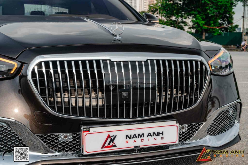 Cản trước W223 lắp cho Mercedes W221 không cần chế