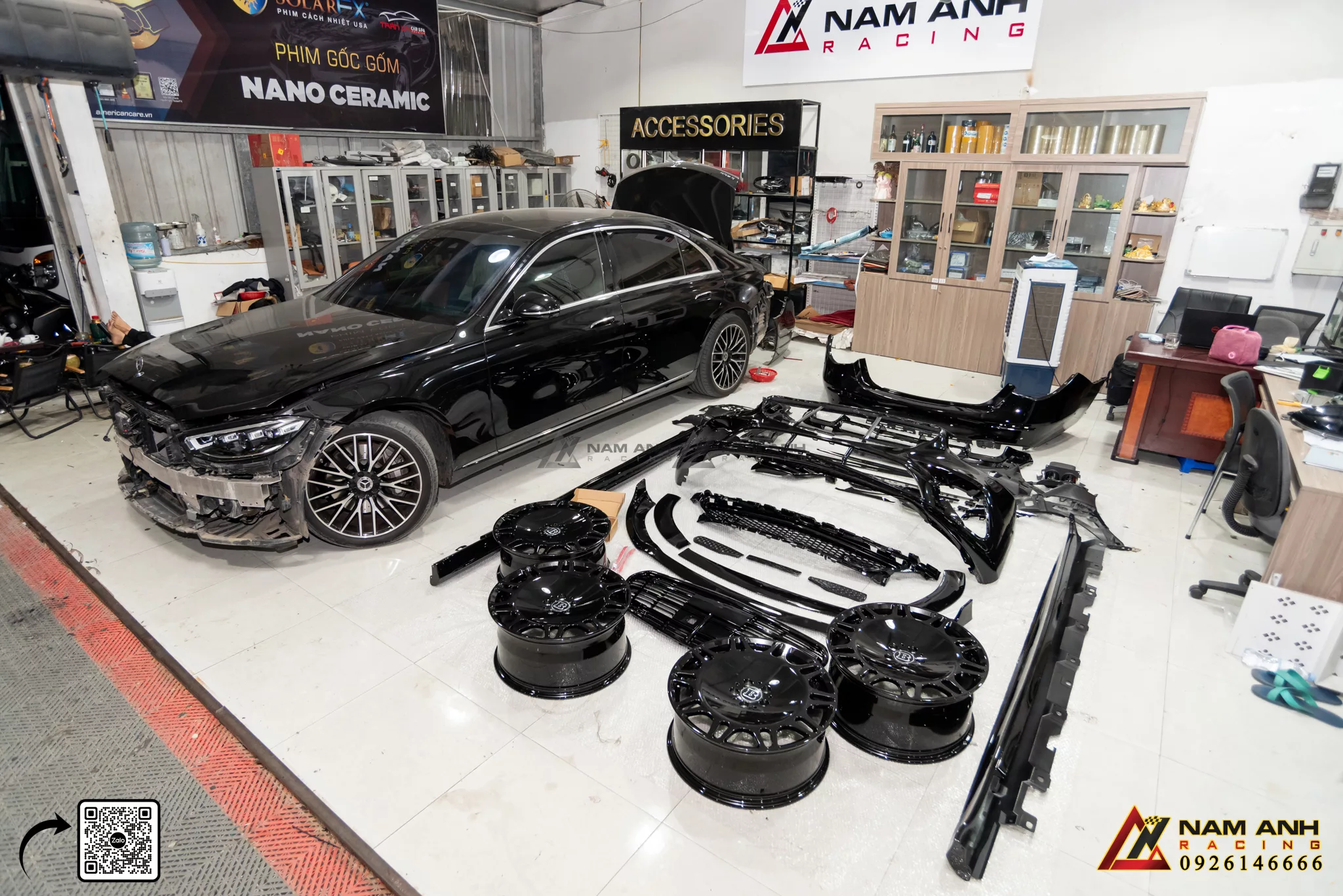 Quy Trình Lắp Đặt Bodykit Brabus B50 | Mercedes S-Class W223 (2022-2025) Chính Hãng